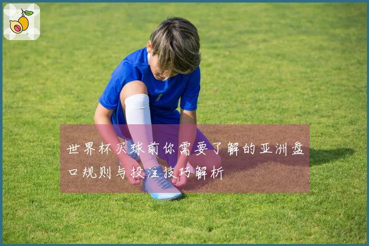 世界杯买球前你需要了解的亚洲盘口规则与投注技巧解析